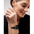 thumbnail image 5 of Wearlizer Leather Band Compatible with Versa 4/Versa 3/Sense/Sense 2 Fitness Trackers- Slim Celtic Heart Knot Strap, Soft Genuine Leather Women’s Watch Band, 5 of 6
