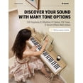 thumbnail image 3 of Piano digital Donner DDP-60 de 88 teclas con pedal para principiantes, 3 of 7