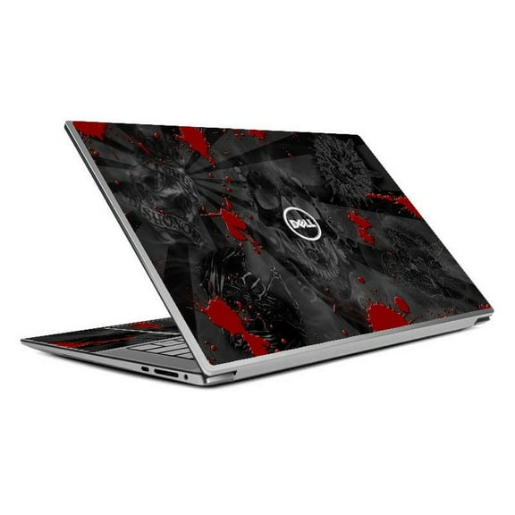 Dell Precision 5550 / 5560 BLACK SKULLS RED Laptop Skin