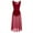Wine Red, variant on IBTOM CASTLE Women Lyrical Dance Dress Modern Contemporary Dancewear Backless Tulle Skirt M Black