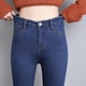 thumbnail image 5 of Pantalones vaqueros térmicos para mujer, Jeans elásticos de felpa cálida para la nieve, pantalones de mezclilla gruesos para estudiantes, pantalones de lana de piel para mamá, invierno, nuevo, 5 of 5