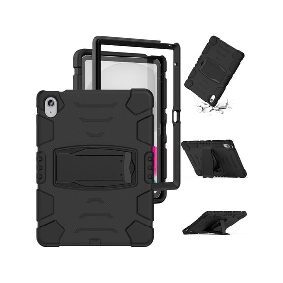 Case for iPad 10th Generation 10.9 inch 2022, Heavy Duty Multi-Angle Viewing Shockproof Rugged Protective Cover with Stand for iPad 10th Gen 10.9'' 2022