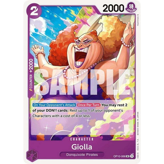 One Piece Royal Blood Uncommon Giolla OP10-066