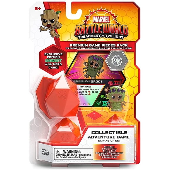 Funko Marvel Battleworld: Treachery at Twilight Premium Pieces Pack with Spider-Island Groot Funko -