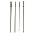 thumbnail image 3 of 4 Pcs 150mm Slotted Screwdriver Bit 3mm-6mm Magnetic Flat Head 1/4" Hex Shank, 3 of 9