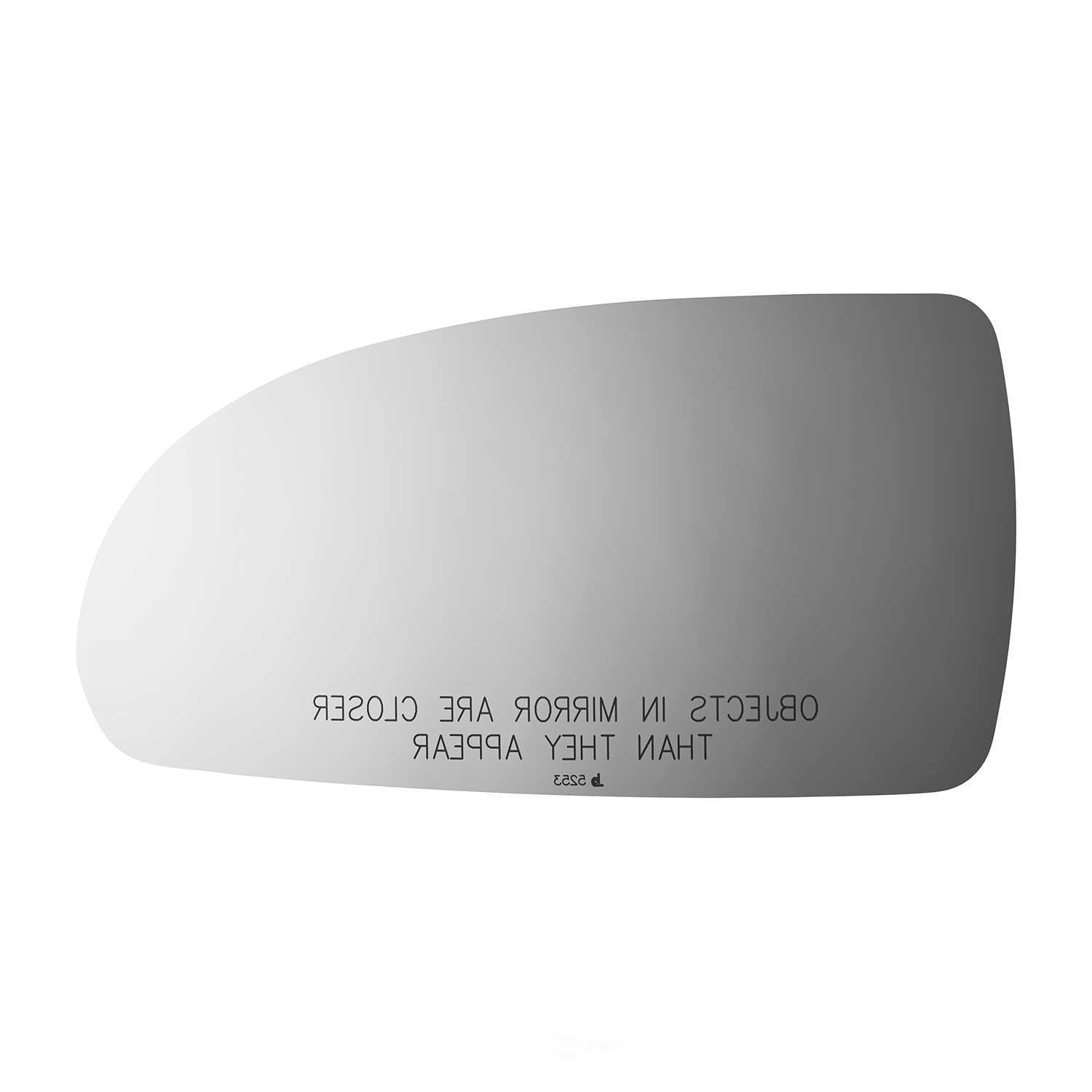 Burco Side View Mirror Replacement Glass - Clear Glass - 5253