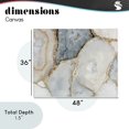 thumbnail image 4 of Stupell Industries Art Deco Golden Vein Quartz Canvas Art, 48 x 36, by Svetlana Aleynikova, 4 of 8