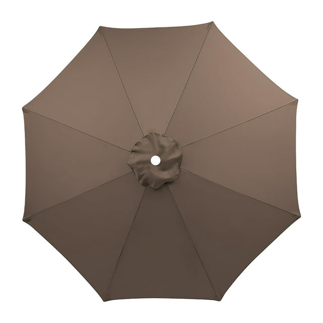 Kieccall Universal Replacement Canopy Cover for Market Patio Umbrella, Waterproof Sun & Rain Protection Fabric, Fits Center Pole Umbrellas (Not Included)