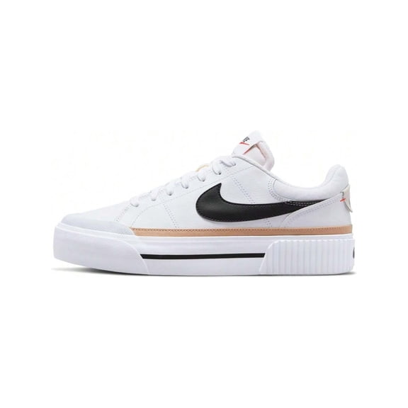 NIKE Court Legacy Lift Women's Shoes Adult DM7590-100 (White/Black Team Orange size 8.5