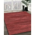 thumbnail image 3 of Ahgly Company Machine Washable Indoor Round Transitional Tomato Red Area Rugs, 4' Round, 3 of 7