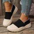 thumbnail image 2 of YLYL Women's Knit Platform Sneakers No Slip Thick Sole Lightweight Comfortable Casual Shoes, 2 of 7
