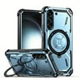thumbnail image 5 of For Samsung Galaxy S23 S22 S21 Ultra S23 Plus Case Metal Kickstand Magnetic Case , Heavy Duty Bumper Shockproof Phone Case, 5 of 5