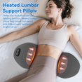 thumbnail image 2 of 3 in 1 Back Massager, Lower Back Massager - Massager with Heat,Vibration,Traction Lumbar Support Pillow for Lower Back Pain Relief, 2 of 8