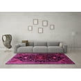 thumbnail image 3 of Ahgly Company Indoor Square Persian Pink Traditional Area Rugs, 7' Square, 3 of 4