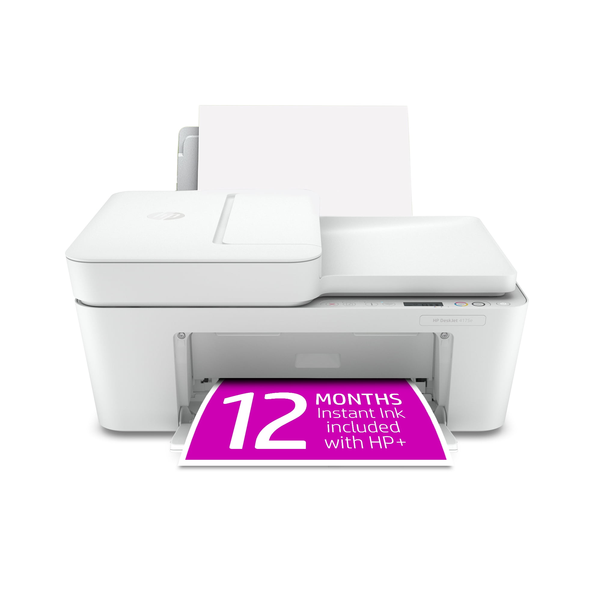 fotoelektrisk rigtig meget Pris HP DeskJet 4175e All-in-One Wireless Color Inkjet Printer with 12 Months  Instant Ink Included with HP+ - Walmart.com