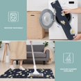 thumbnail image 6 of Darkblue Daisy Flower Yellow Centers Pattern Kitchen Rugs Sets Of 3,Kitchen Runner Rugs Non Skid Washable,Decorative Kitchen Floor Mats for Kitchen,Sink,Laundry,17"x30"+ 17"x47" + 17"x59", 6 of 6
