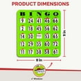 MR CHIPS Jam-Proof Easy-Read Large Print Fingertip Slide Bingo Cards