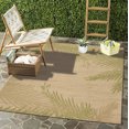 thumbnail image 2 of Lr Home Lush Palms Area Rug, 5 ft x 7 ft, Beige/S. Pea, 2 of 5