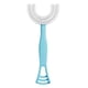 thumbnail image 2 of Naiovety Cepillo de dientes de bebé de doble cara suave de silicona, cepillo de limpieza de dientes ergonómico Manual en forma de U, mango de Suministros de limpieza para el hogar azul L, 2 of 6