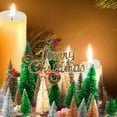thumbnail image 4 of OUSITAID 49 Pcs Christmas Sign Table Decorations DIY Mini Sisal Christmas Trees Room Decor, 4 of 9