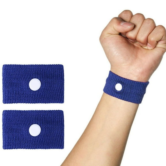 1Pair Anti Nausea Car Seasick Sickness bracelet Travel Wrist band traveling tool
