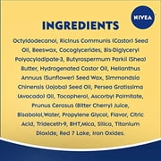 NIVEA Cherry Lip Care - Tinted Lip Balm for Beautiful, Soft Lips, Pack of 4
