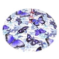 thumbnail image 3 of Kll 30" Christmas Tree Skirt Butterflies Xmas Tree Skirts Mat For New Year Xmas Holiday Party Indoor Outdoor Home Decoration, 3 of 9