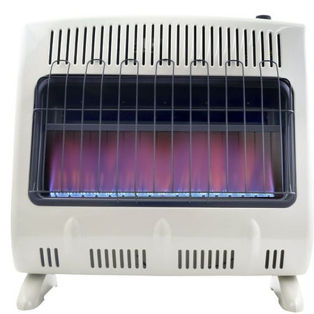 Comfort Infrared Natural Gas Heater - Mr. Heater 30,000 BTU Vent Free Natural Gas Blue Flame Heater + Mr. Heater Fan Blower