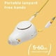 thumbnail image 5 of Mini Portable Neck Fan Hanging Handsfree Personal-necklace Rechargeable Fan For Travel Sports Office, 5 of 5