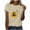 Beige Summer Tops for Women_w, variant on HAPIMO Women' Plus Size Flower Graphic Bsaic Tees Fashion Clothes Crew Neck Tees Summer Tops for Women Elegant Blouses Casual Loose Dressy Tunic Beige L