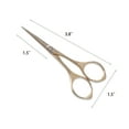 thumbnail image 2 of YJSStriving Sewing Crafting Scissors Embroidery Scissors for Threading Art Work golden, 2 of 7