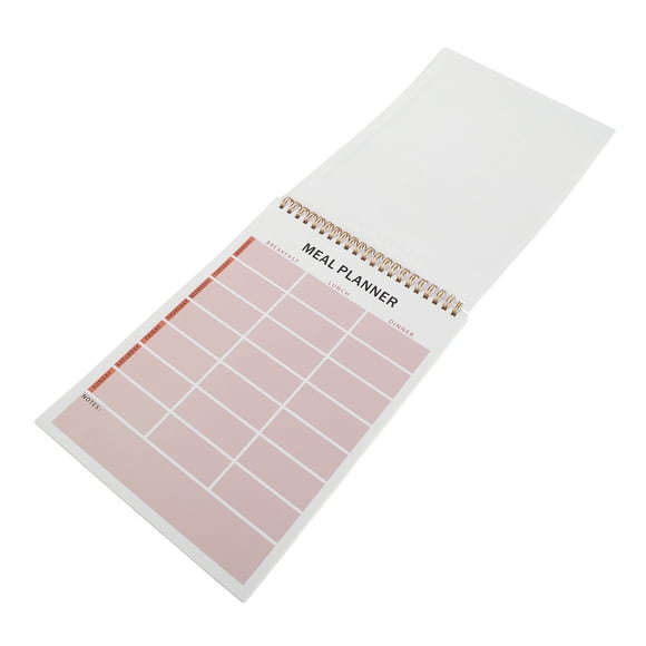 WHAMVOX Food Diary Journal Spiral Bound Multi For Nutrition Tracking And 1Set