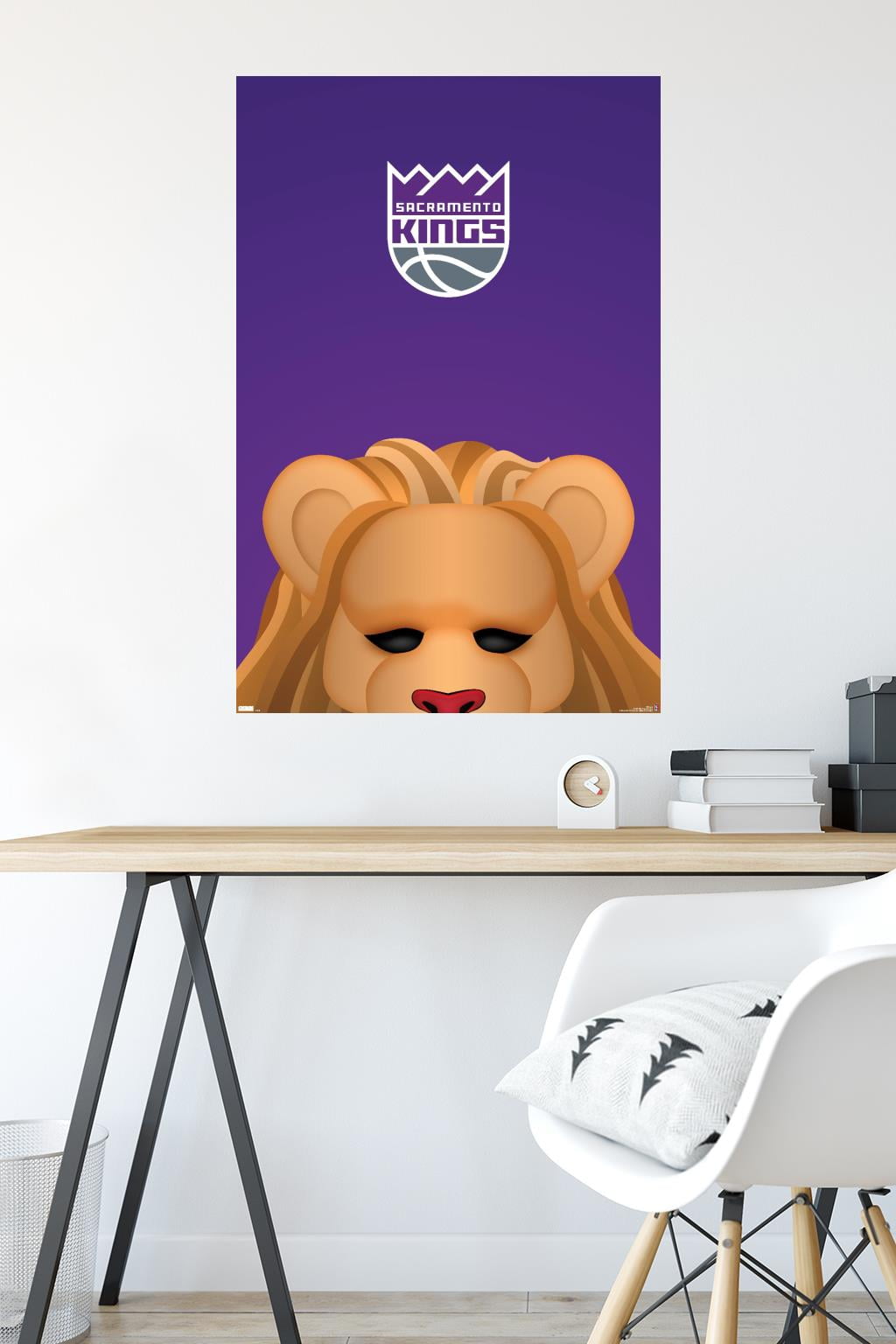 NBA Sacramento Kings - S. Preston Mascot Slamson 23 Wall Poster, 22.375" x 34"