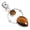 Tiger Eye, variant on 925 Sterling Silver Pendant Gold Stone Handmade Jewelry