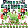 Ghostbusters Party Supplies Theme Birthday Decorations Include Birthday Banner, Cake Topper, Balloons, Stickers Ghostbusters Party Favor Pack Set For Boys and Girls
