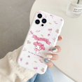 thumbnail image 1 of Phone Case for For Apple iphone 13 Pro Max 13Mini Girls Anti-drop Cartoon Cinnamoroll Kuromi Hello Kitty Silicone Printed Cover ZR, 1 of 7