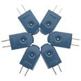 thumbnail image 1 of LEEYNEER Rotatable Electrical Plug Heavy Power Extension Cord Ground Bonding Replacement 2 Prong 6 Pcs, 1 of 6
