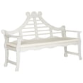 thumbnail image 3 of Safavieh Azusa Indoor/Outdoor Traditional Garden Bench with Cushion, 3 of 7