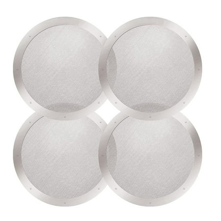 

4-Pack Reusable Stainless Steel Filters for Coffee