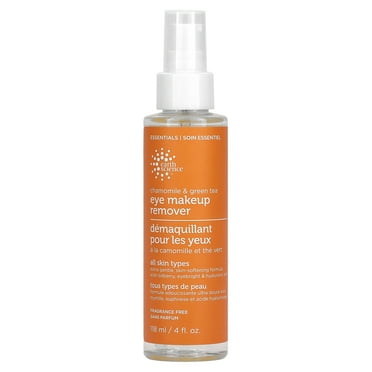 Earth Science Chamomile & Green Tea Eye Makeup Remover, Fragrance Free, 4 fl oz (118 ml)