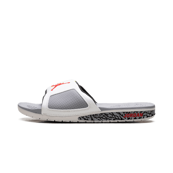 JORDAN MENS Air Jordan Hydro 3 Retro Slide "White Cement" 854556 101 from Stadium Goods