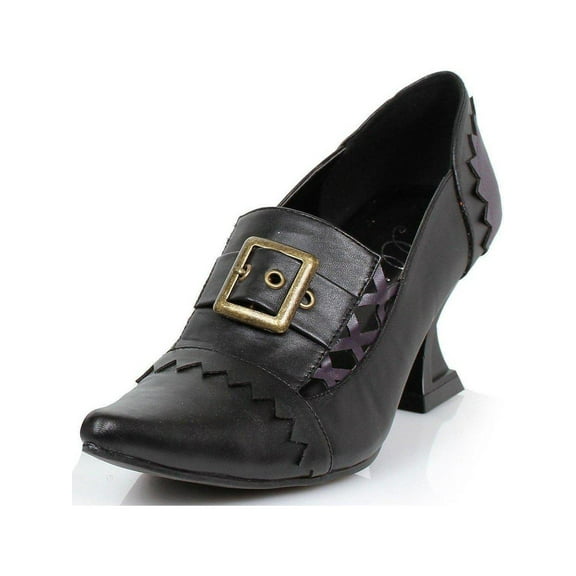 Ellie Shoes E-301-Quake 3" Heel Womens Costume Witch Shoe. Black / 6