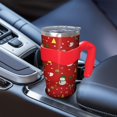 thumbnail image 5 of 40oz Tumbler,Red Christmas Snowman Pattern Insulated Tumblers with Removable Handle,Stainless Steel Double Vacuum Coffee Tumbler Cup with Straw for Home,Office,Travel,Party, 5 of 5