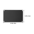 thumbnail image 2 of 10 Pcs Multi-function Name Sign Blank Aluminum Plate for DIY Crafting and Engraving Black Oxidized Hotel Name Plates, 2 of 8