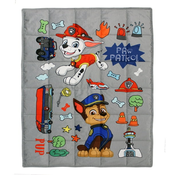 PAW Patrol Kids Weighted Blanket, 30 x 42, Comfort Patrol