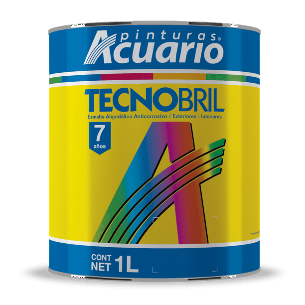 Esmalte Alquidálico Anticorrosivo Acuario Tecnobril 1 Lt Azul Cielo