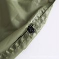 thumbnail image 3 of Poncho impermeable con capucha para lluvia para hombres, mujeres y adultos (verde militar), 3 of 4