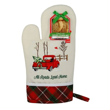 Gourmet Cookies And Brownies - Anastasia Gourmet Dat'l Do-It All Roads Lead Home Oven Mitt with Sugar Cookie Mix