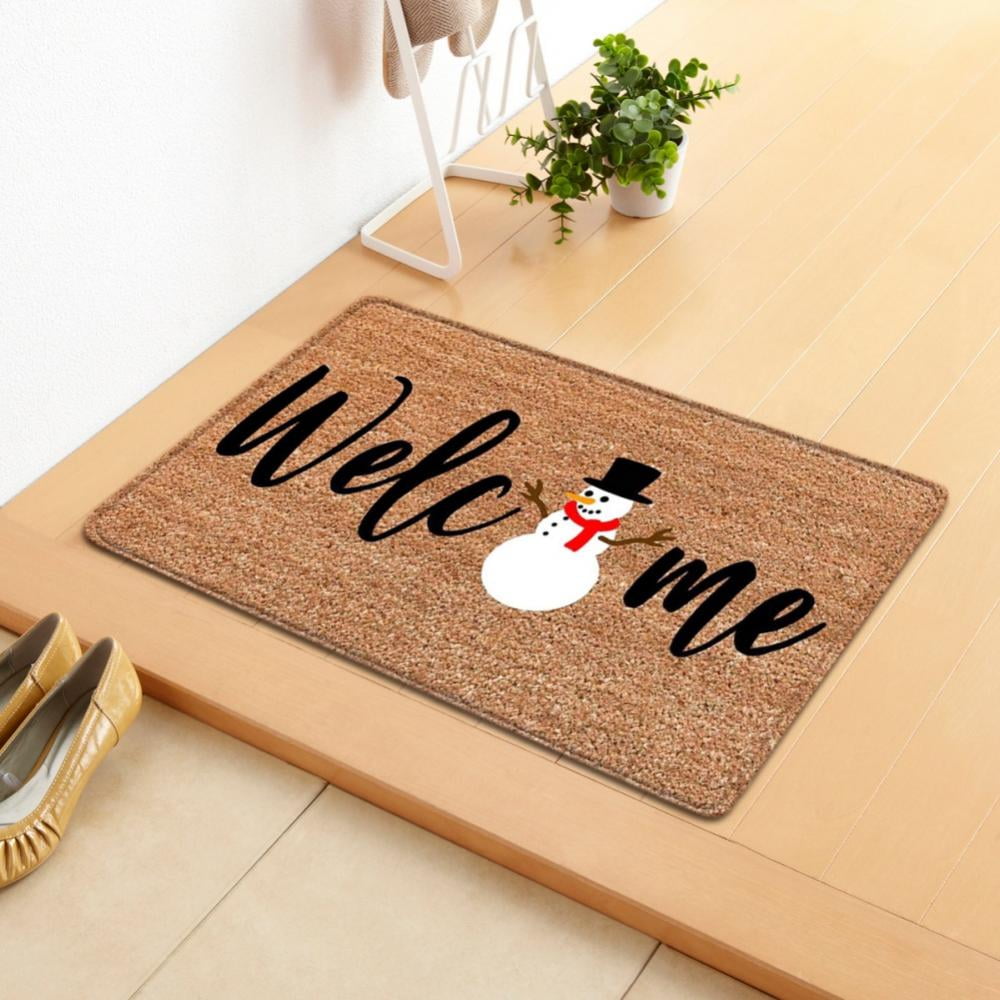 Details about   Christmas Green Doormat Long Entrance Mats Rugs Carpet Floor Pads for Home Gifts