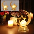 thumbnail image 1 of Battery Powered Table Lamp - Iron Decorative LED Bedside Lamp for Bedroom, Romantic Gift for Christmas & Birthdays, 1 of 8